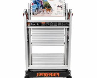Little Giant Jumbo Step Aluminum Folding Step Ladder