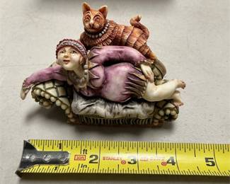 Harmony Kingdom Clair de Lune Kiki & Cat CLLECS, Numbered 0131/3600, Boxed (5/5)