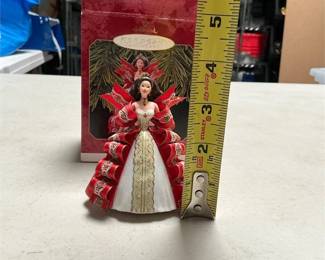 Hallmark Keepsake 1997 Holiday Barbie Ornament QXI6212, 5th in Series, Boxed (5/5)