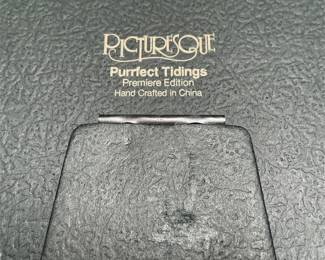 Harmony Kingdom Picturesque Purrfect Tidings PXXMASCA Tile, Premiere Edition (3/5)
