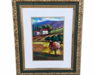 Slava Brodinsky “Tuscan Landscape” Framed Print, Signed and Numbered