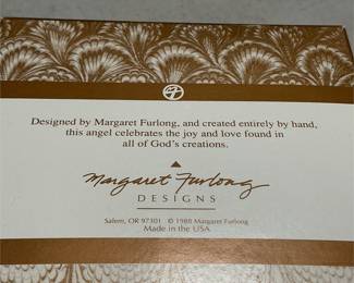 Margaret Furlong 1997 Special Edition Iris Angel and Flower Garland Angel, Boxed (4/8)