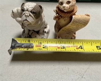 Harmony Kingdom Poet’s Party TJEV03PP and Dead Ringer TJHO3 Box Figurines, Boxed (5/5)