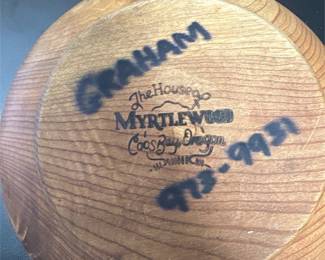 The House of Myrtlewood Turned Myrtlewood Bowl (2/2)