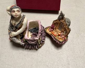 Harmony Kingdom Clair de Lune Josephine & Cat CLLECD, Limited Edition, Box (4/5)