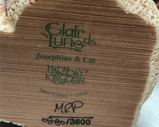 Harmony Kingdom Clair de Lune Josephine & Cat CLLECD, Limited Edition, Box (3/5)