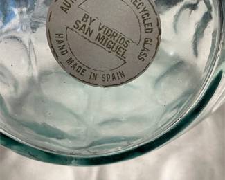 Vidrios San Miguel Recycled Glass Bottle Vase, Handmade in Spain (3/5)