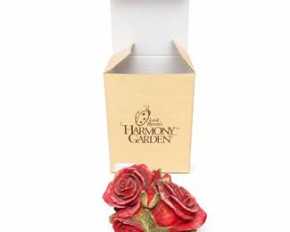 Harmony Kingdom Double Red Rose Box Figurine, Lord Byron’s Harmony Garden