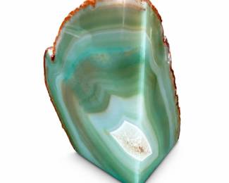 Polished Banded Agate Decorative Specimen