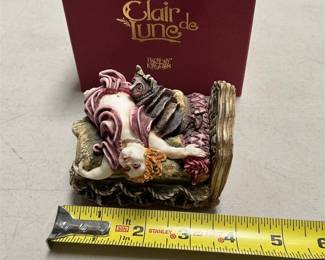 Harmony Kingdom Clair de Lune Justine & Cat CLLECB, Numbered 2327/3600, Boxed (5/5)