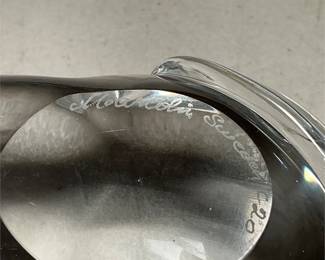 Marcolin Art Crystal Reclining Cat Figurine (3/6)