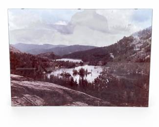 Upper and Lower Echo Lakes, California, Landscape Photographic Wall Print
