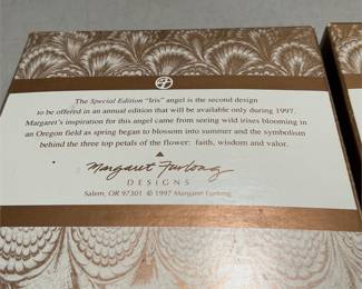 Margaret Furlong 1997 Special Edition Iris Angel and Flower Garland Angel, Boxed (3/8)