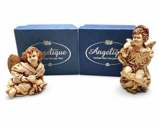 Harmony Kingdom Joie De Vivre and La Gardienne Angel Box Figurines