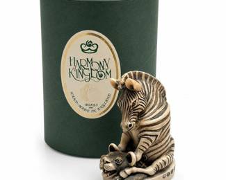 Harmony Kingdom Driver's Seat TJZE Zebra Box Figurine, Peter Calvesbert, Box