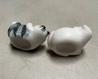 Glazed Ceramic Cat Napkin Rings (3/4)
