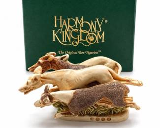 Harmony Kingdom Retired Racers Greyhound Box Figurine, TJLEGR