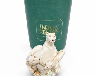 Harmony Kingdom “Play Ball” Polar-Bear Box Figurine, TJLEPO