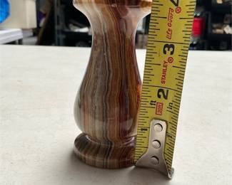 Polished Banded Stone Bud Vase (4/4)
