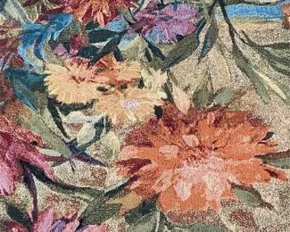 Martha Collins “Martha’s Choice” Floral Tapestry Wall Hanging (3/4)