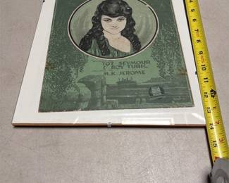 Swanee Sue Framed Sheet Music Cover, Barbelle Art, Waterson Berlin & Snyder (5/5)