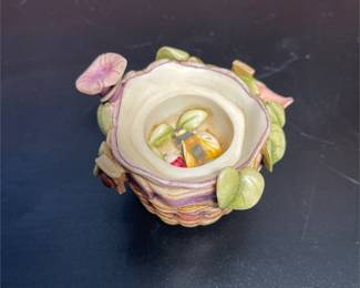 Harmony Kingdom Longaberger Morning Glory Basket Box Figurine, HGXLG2, with Box (3/4)