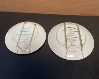 Thornton Utz “Dawn” and Jo Anne Mix “The Enchanted Garden” Collector Plates (3/4)