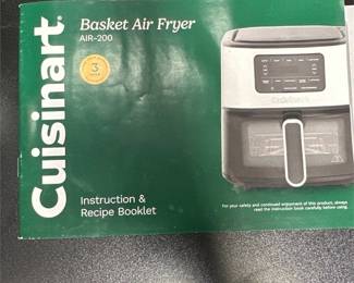 Cuisinart AIR-200 Basket Air Fryer with Viewing Window and Booklet (2/3)