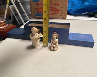Harmony Kingdom Angelique Celeste and Fleur-de-lis Angel Boxes, Boxed (2/3)