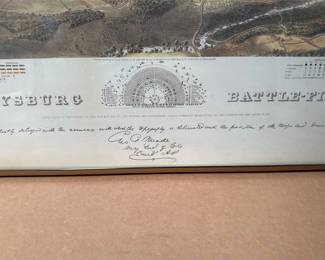 John B. Bachelder “Gettysburg Battle-Field” Framed Print (2/2)