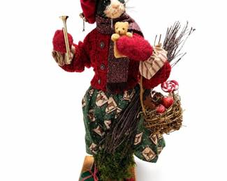 Deborah Muller Winters Workshop Christmas Cat Figure