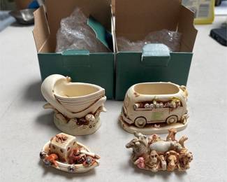 Harmony Kingdom Catch a Lot TJWH4 and Ed’s Safari II TJSA2 Box Figurines, Boxed (3/4)