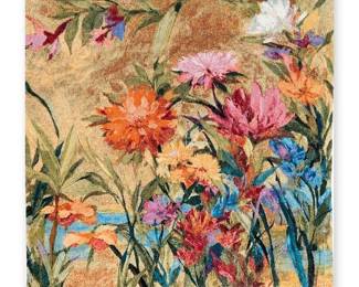 Martha Collins “Martha’s Choice” Floral Tapestry Wall Hanging