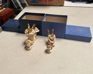 Harmony Kingdom Angelique Celeste and Fleur-de-lis Angel Boxes, Boxed (3/3)