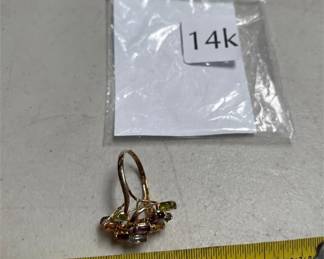 14K Yellow Gold Multigem Cluster Ring (4/4)