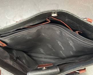 Fossil Tote Handbag with Reddish-Brown Handles (3/3)