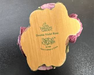 Harmony Kingdom Double Violet Rose HGLEDVR Box Figurine, Numbered 4522/5000 (2/4)