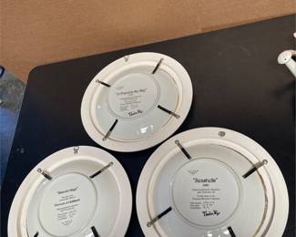 Three Framed Viletta Thornton Utz Fine China Collector Plates (2/2)