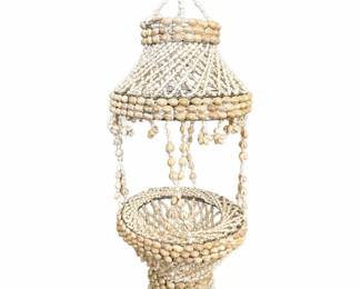 Seashell Hanging Plant Basket with Flared Canopy