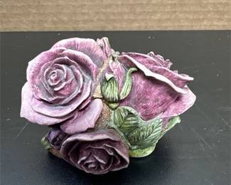 Harmony Kingdom Double Violet Rose HGLEDVR Box Figurine, Numbered 4522/5000 (3/4)