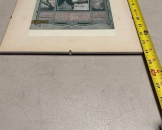 Framed “Jerry, You Warra a Warrior in the War” Sheet-Music Cover (5/5)
