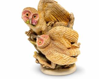 Harmony Kingdom Tender Is The Night Owl Box Figurine TJSER99, Retired, Box