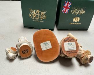 Harmony Kingdom Poet’s Party TJEV03PP and Dead Ringer TJHO3 Box Figurines, Boxed (2/5)