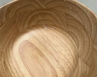 Round Wooden Bowls (3/4)