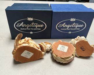 Harmony Kingdom Angelique Ingenue and Bon Chance Box Figurines with Boxes (2/5)