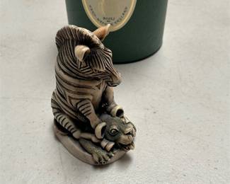 Harmony Kingdom Driver's Seat TJZE Zebra Box Figurine, Peter Calvesbert, Box (4/5)