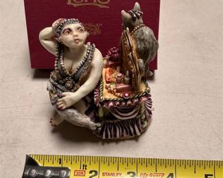 Harmony Kingdom Clair de Lune Josephine & Cat CLLECD, Limited Edition, Box (5/5)