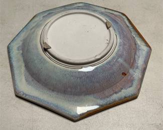 Clouds Pottery Folsom Octagonal Glazed Ceramic Dish (2/5)