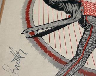 Sliding-Sid (A Vocal Spasm) 1919 Vandersloot Sheet Music Cover, Mounted (3/5)