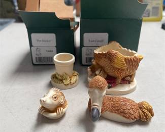 Harmony Kingdom Pot Sticker and The Last Laugh Box Figurines with Boxes (3/3)